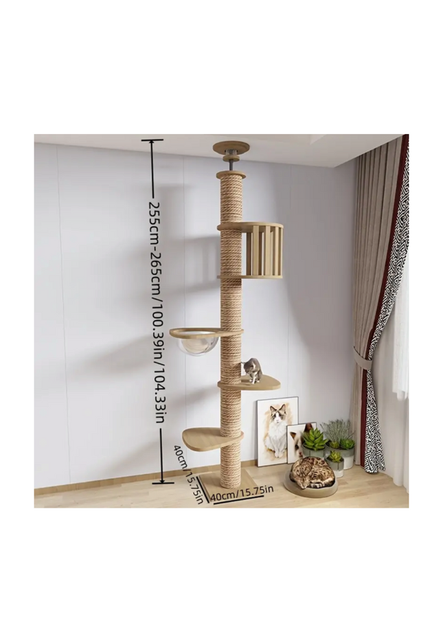 Premium Quality Sturdy Floor to ceiling Cat Tree