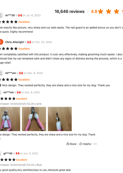 Premium Quality -Pet Nail Clipper for Cats & Dogs