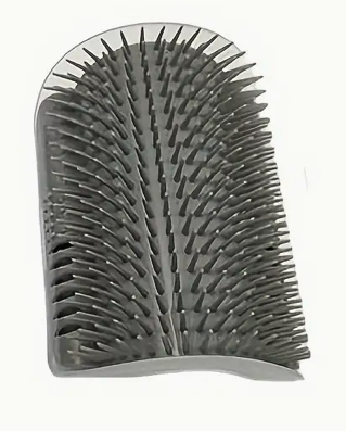 Pet Grooming Station - Wall-Mounted, Self-Cleaning, Massage Comb Brush with Gentle Vibration for Kitten and Puppy Relaxation, Shedding, and Coat Health - Easy to Install and Clean
