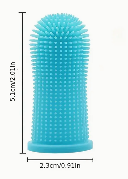 15 PCS -Super Soft Silicone Toothbrush - Perfect For Cleaning Your Dog Or Cat's Teeth!