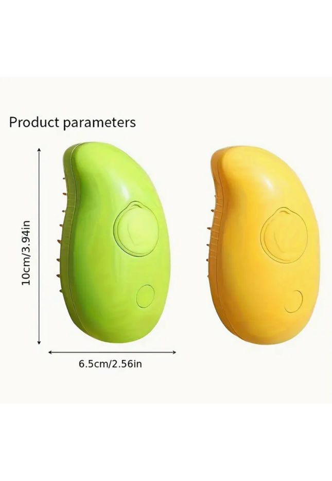 Three-In-One Steam Cleaning Cat Brush for Massage, Removing Loose Hair & Grooming