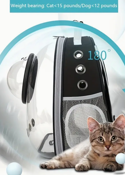 Premium Quality Space Pod Design Cat backpack